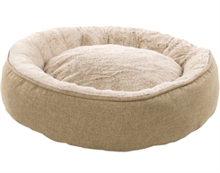 Kurv Isidoor rund - Beige - 50x50x15cm